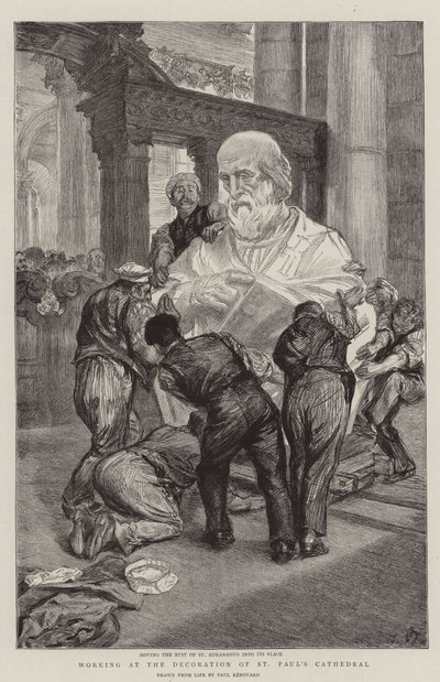 Working at the Decoration of St Paul